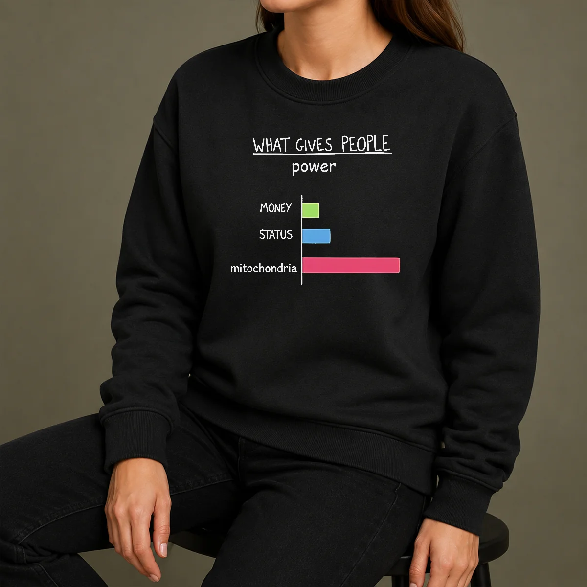 Pretty Hot What Gives People Power Money Status Mitochondria Shirt - Image 7