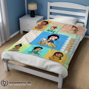 Alternative view of Awesome Cute Disney Princess Baby Princess Blanket Fleece Customized Blanket
