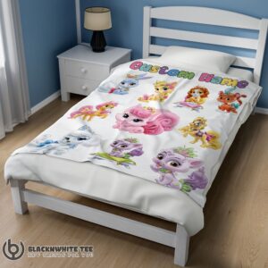 Alternative view of Awesome Cute Disney Princess Palace Pets Blanket Fleece Customized Blanket