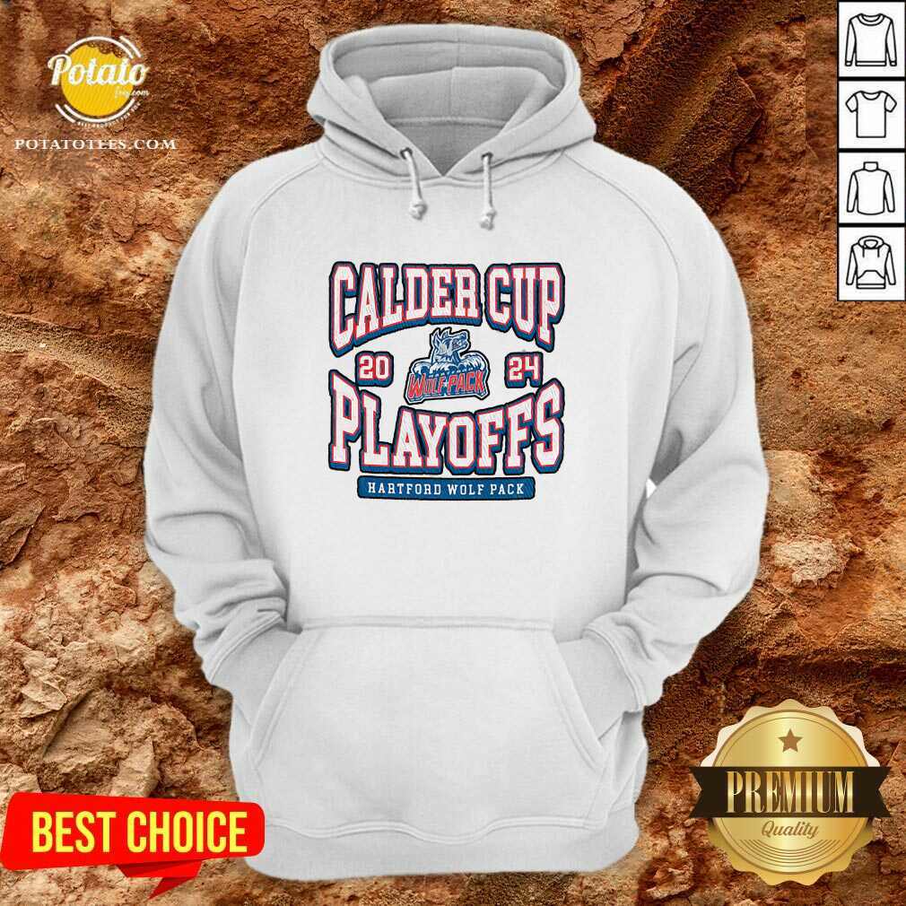 AHL Hartford Wolf Pack 2024 Calder Cup Playoffs T-Shirt - Image 2