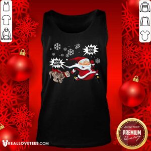 Alternative view of Good Cat Dear Santa Dear God Ugly Christmas Shirt