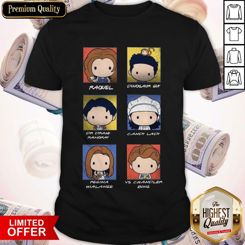 Paquel Dinosaur Guy Dr Drake Ramoray Candy Chibi Friends Tv Show Shirt