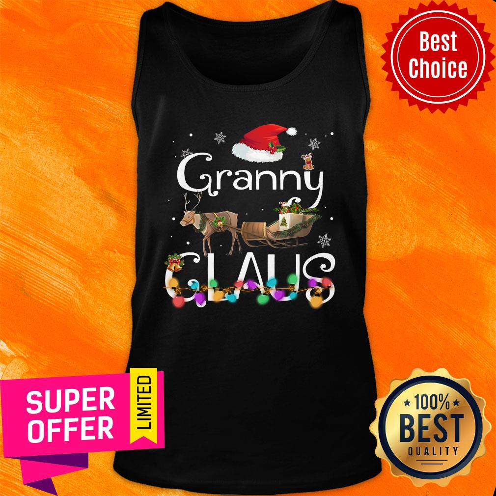 Reindeer Sled Granny Claus Christmas Shirt - Image 4