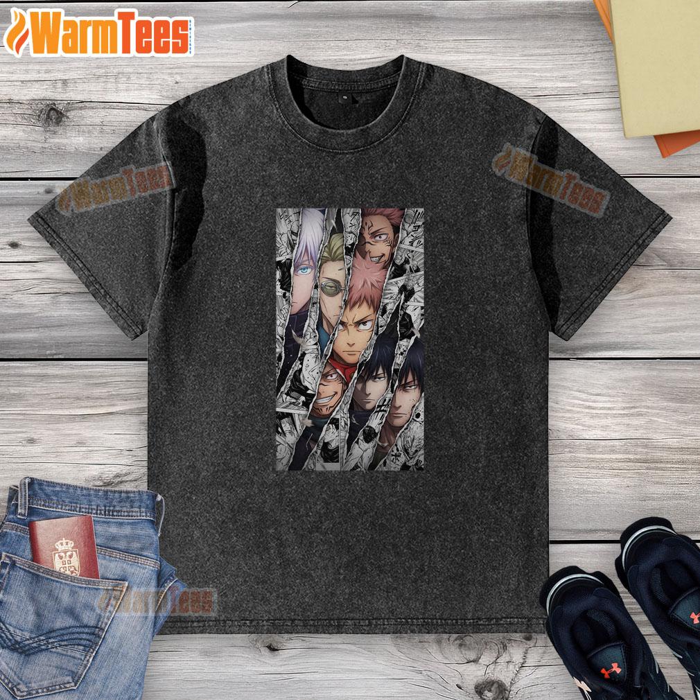 Awesome Jujutsu Kaisen Characters Manga Panel Burst T-Shirt - Image 6
