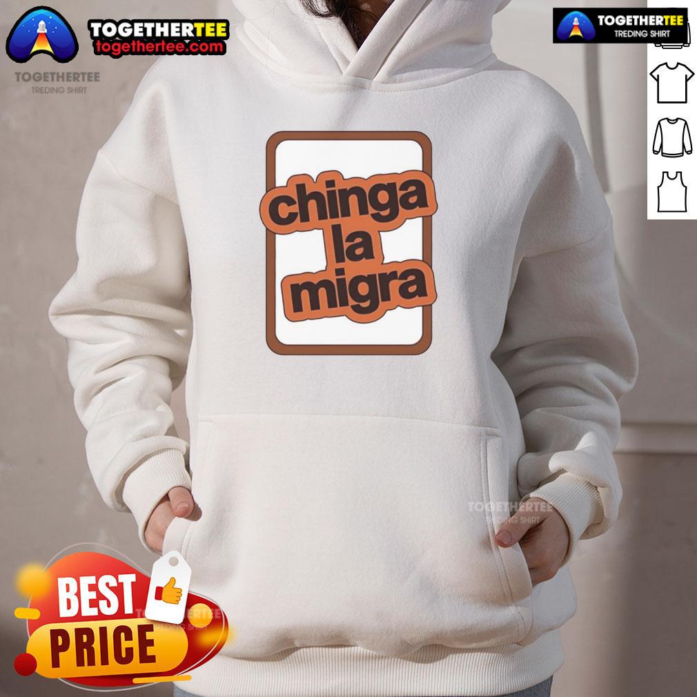 Premium Chinga La Migra Logo T-Shirt - Image 2