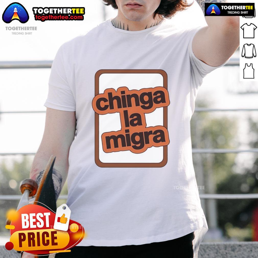 Premium Chinga La Migra Logo T-Shirt
