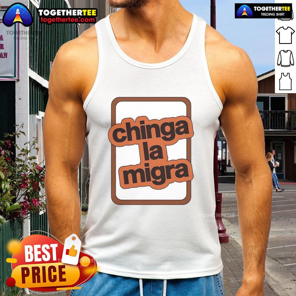 Premium Chinga La Migra Logo T-Shirt - Image 4