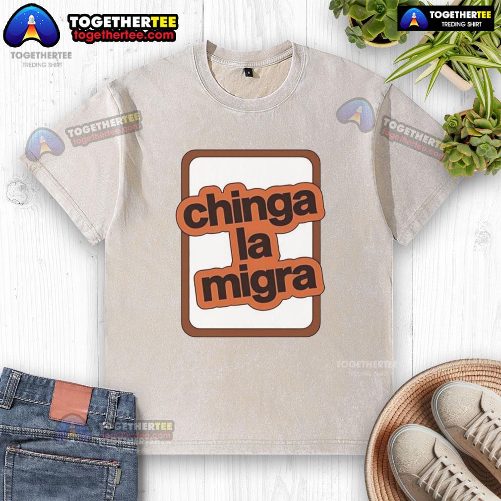 Premium Chinga La Migra Logo T-Shirt - Image 6