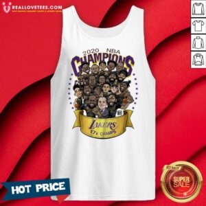 Alternative view of Funny 2020 NBA Champions Los Angeles Lakers 17 Champs Cartoon Shirt