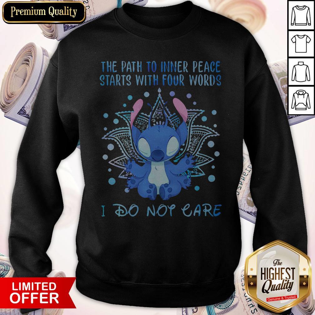 Stitch The Path To Inner Peace Starts With Four Words I Don’t Eat Shirt - Image 2
