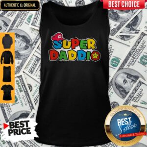 Alternative view of Top Super Daddio Super Mario Shirt