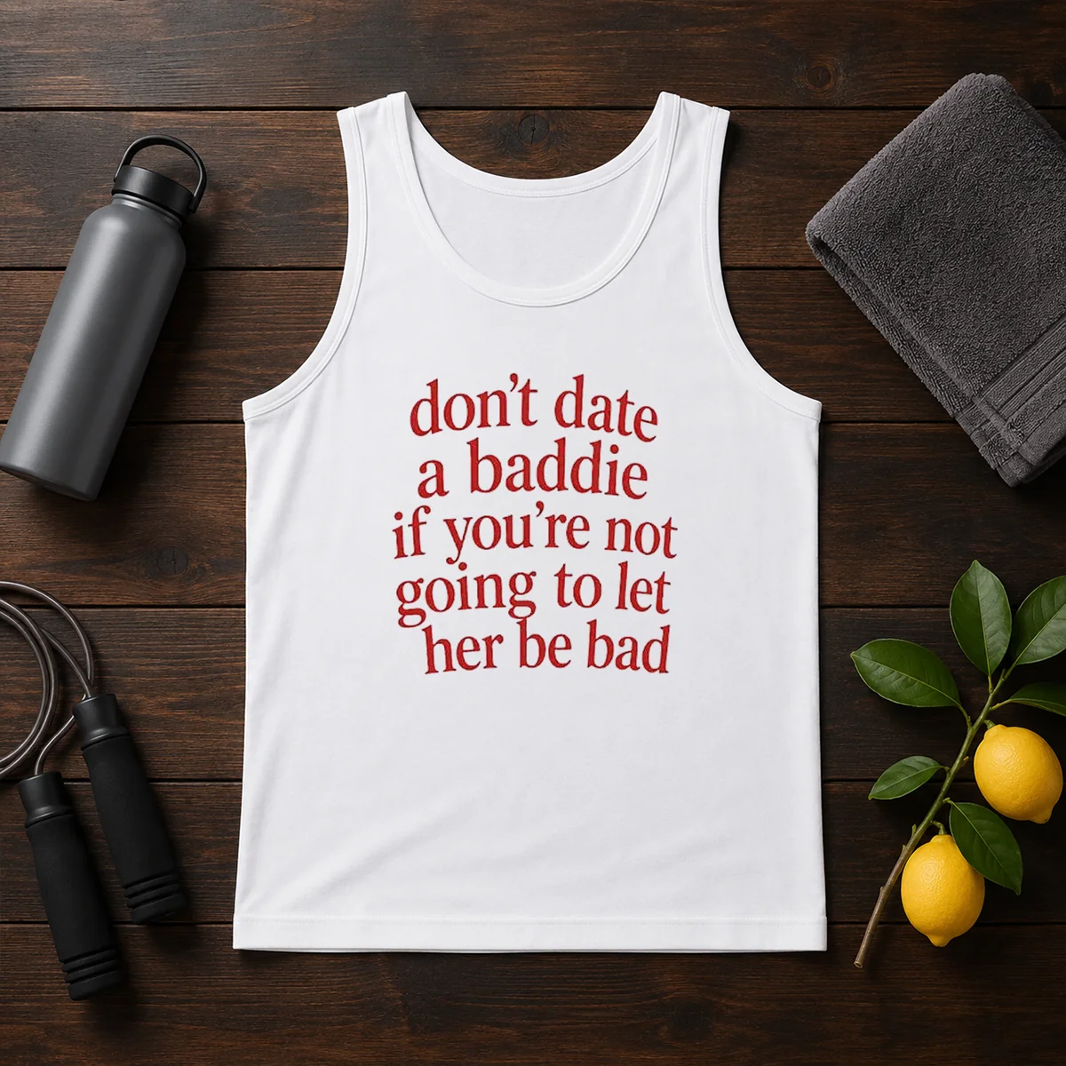 Funny Dont Date A Baddie If Youre Not Going To Let Her Be Bad Shirt - Image 3