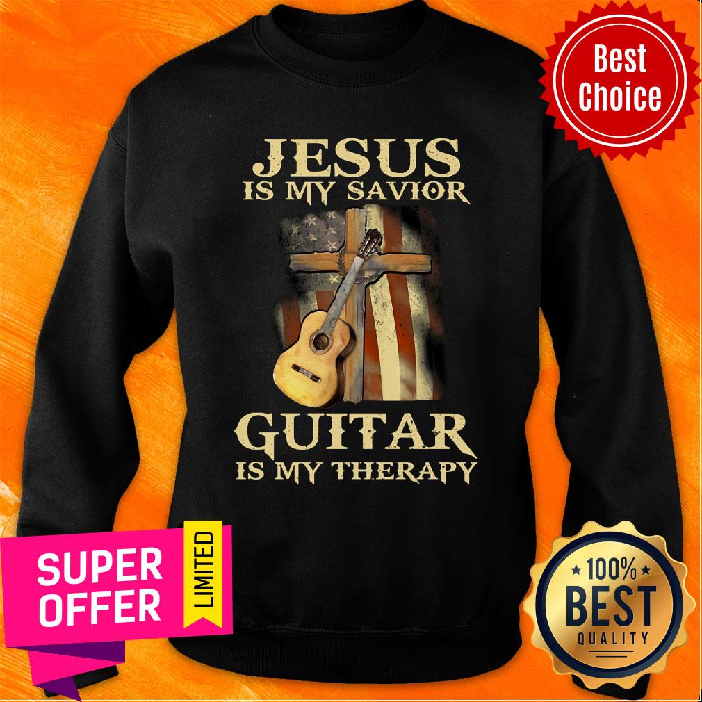 Jesus Is My Savior Guitar My Heart Shirt - Image 5