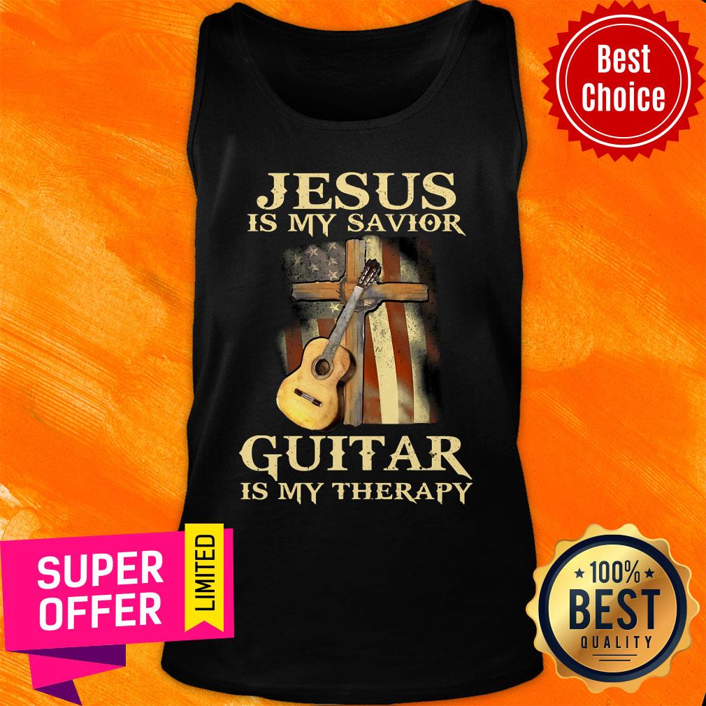 Jesus Is My Savior Guitar My Heart Shirt - Image 4