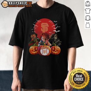 Top San Francisco Giants MLB Horror Movie Halloween T-Shirt