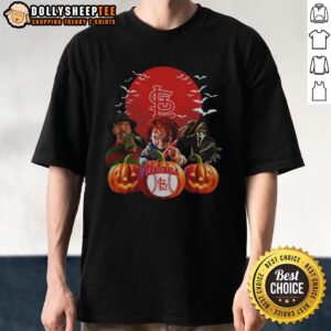Top St. Louis Cardinals MLB Horror Movie Halloween T-Shirt