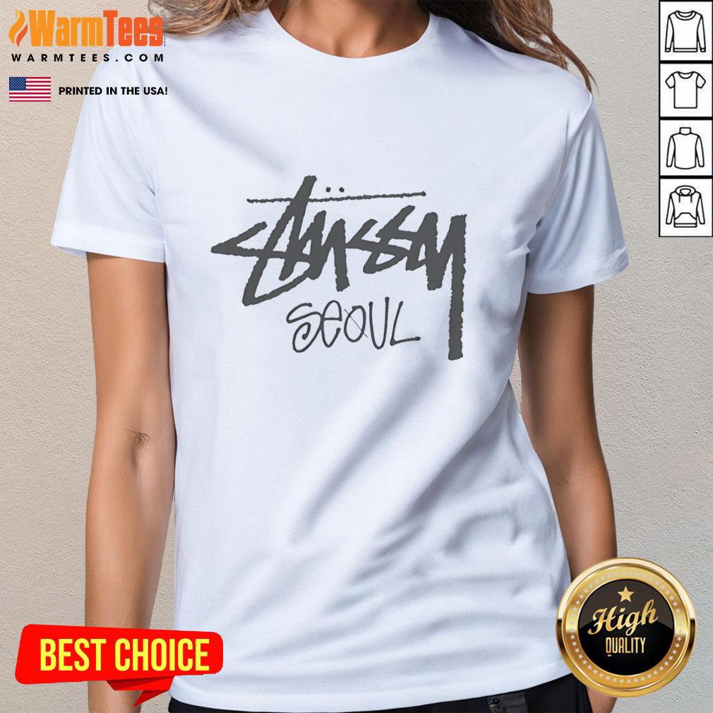 Hot Stussy Seoul Logo T-Shirt - Image 3