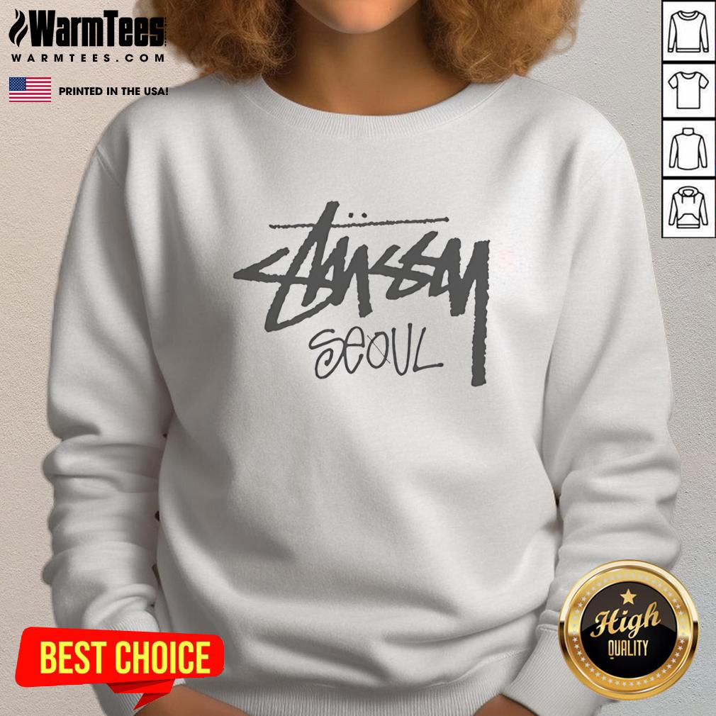Hot Stussy Seoul Logo T-Shirt - Image 5