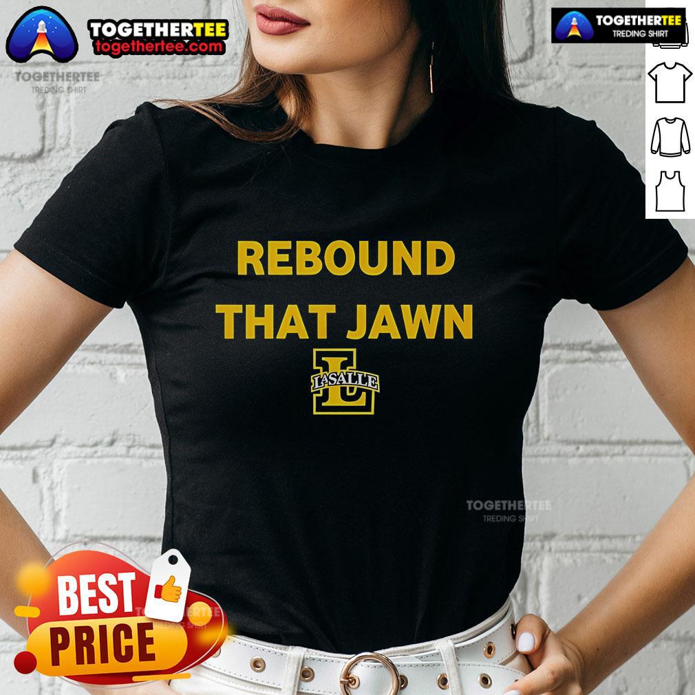 Official Rebound That Jawn LA Salle Man's Basketball T-Shirt - Image 3