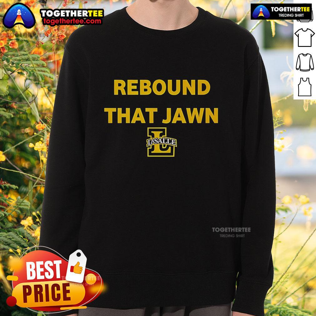 Official Rebound That Jawn LA Salle Man's Basketball T-Shirt - Image 5