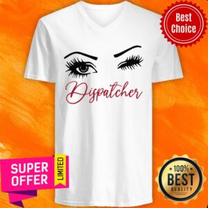 Alternative view of Awesome Crazy Dispatcher Eyes Shirt
