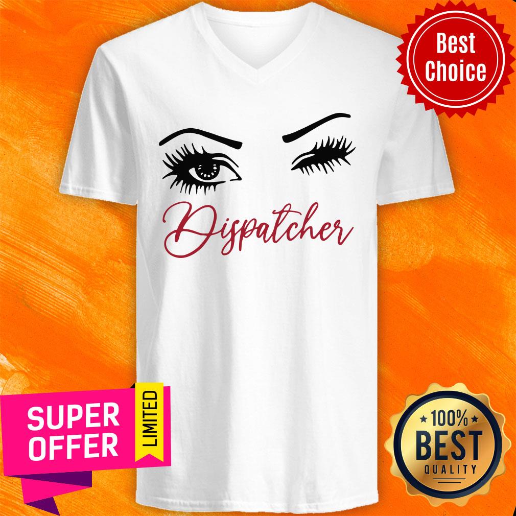 Awesome Crazy Dispatcher Eyes Shirt - Image 2