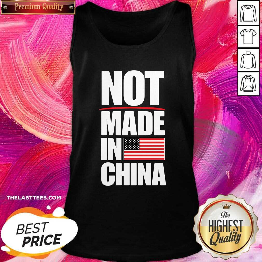 Love Not Made In China American Flag Shirt - Image 3
