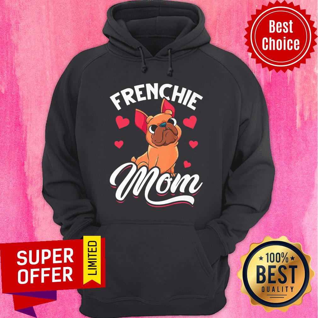 Bulldog Frenchie Mom Heart Shirt - Image 5