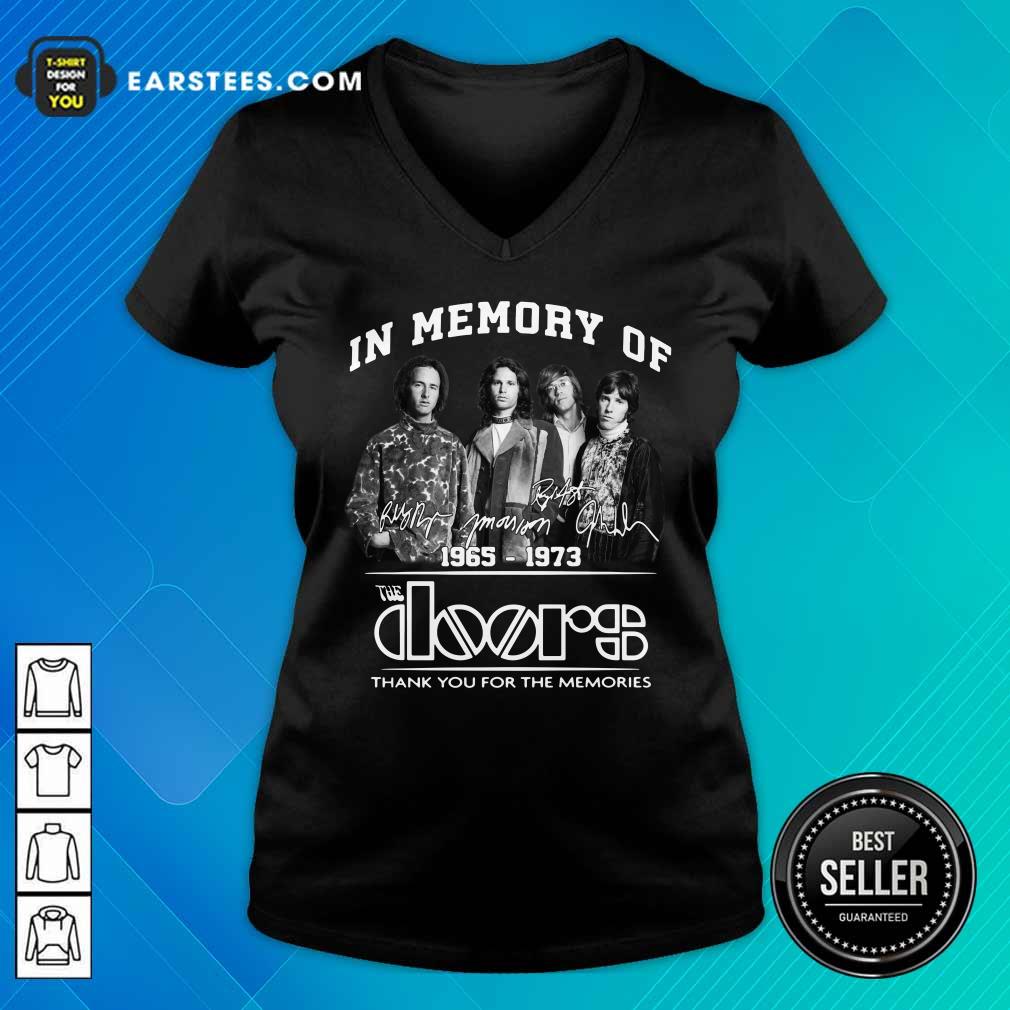 In Memory Of The Doors 1965-1973 Thank You For The Memories Signature Shirt - Image 3
