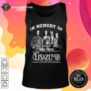 Alternative view of In Memory Of The Doors 1965-1973 Thank You For The Memories Signature Shirt
