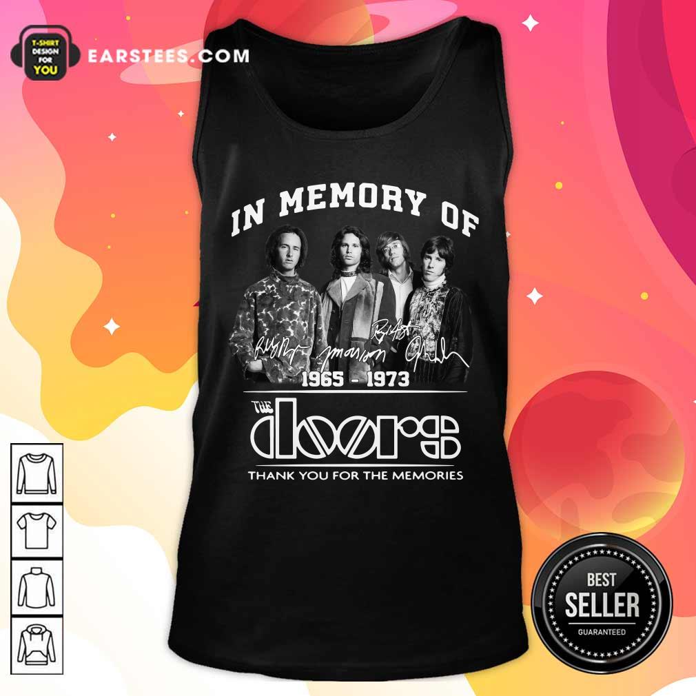 In Memory Of The Doors 1965-1973 Thank You For The Memories Signature Shirt - Image 2