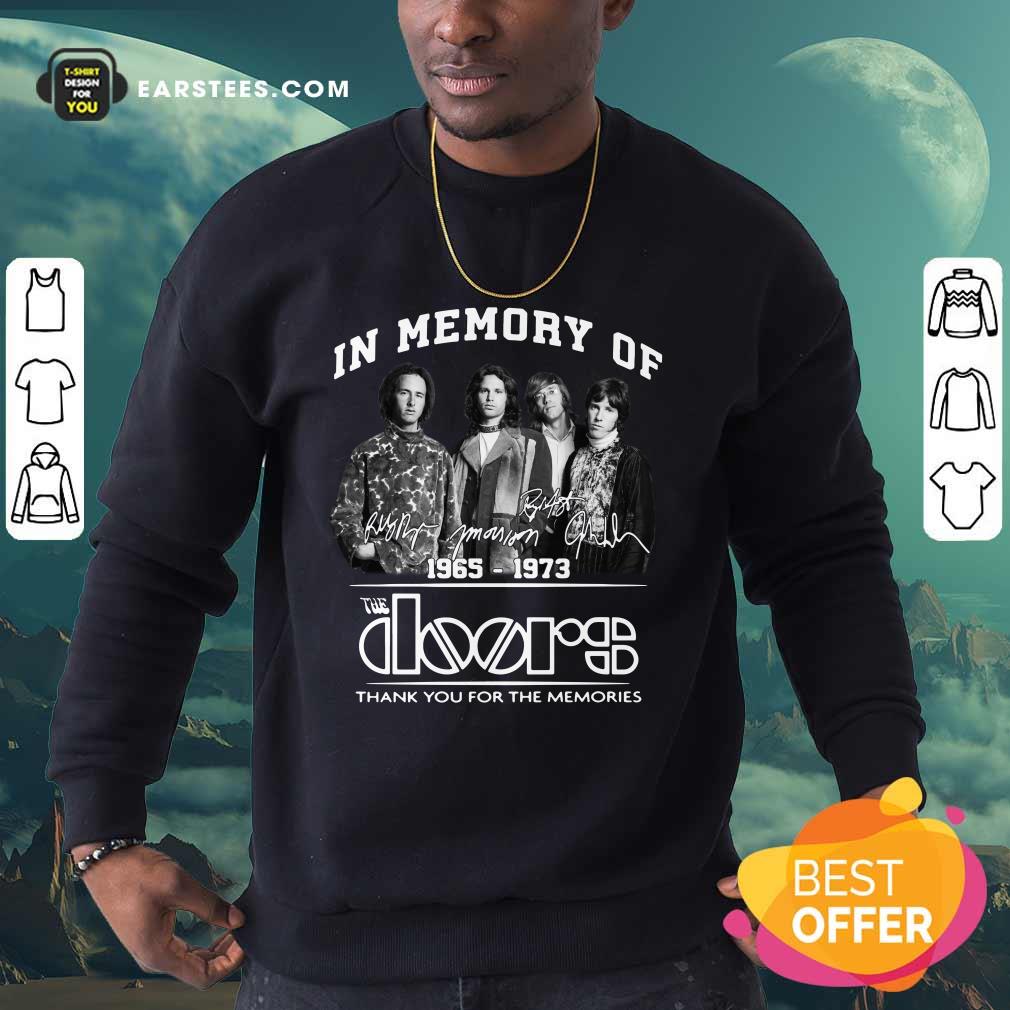 In Memory Of The Doors 1965-1973 Thank You For The Memories Signature Shirt - Image 5