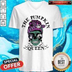 Alternative view of Pretty Skull The Pumpkin Queen Halloween Shirt