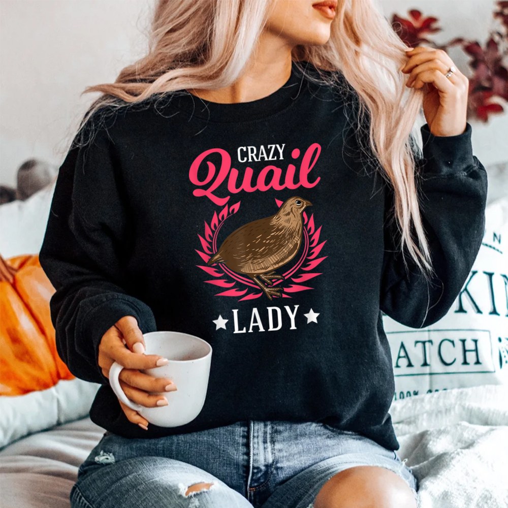 Crazy Quail Lady Quail Shirt - Image 2