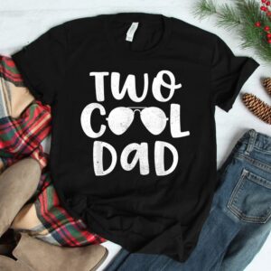 Dad Of The Birthday Boy Two Cool 2nd Bday Father Papa Daddy Shirt