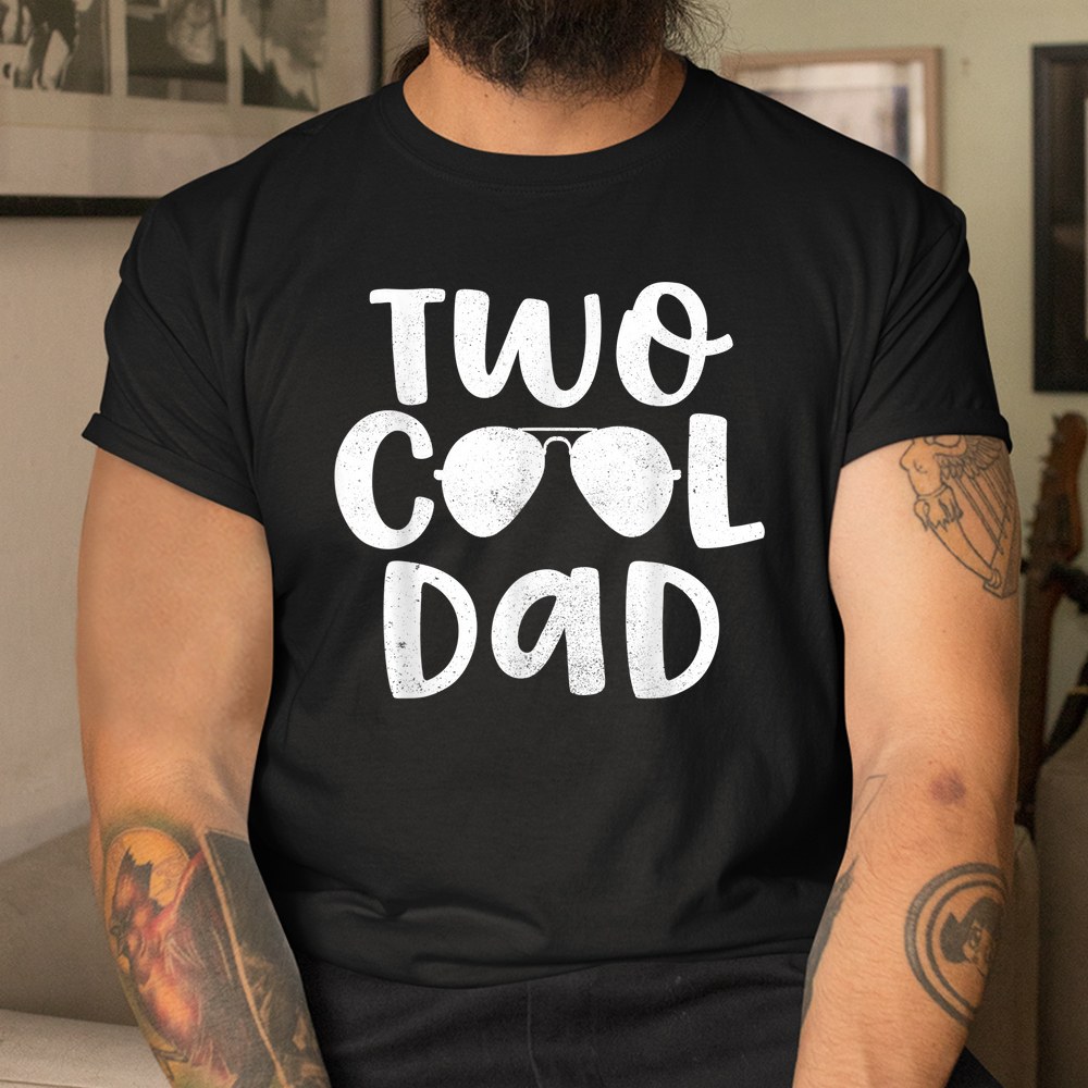Dad Of The Birthday Boy Two Cool 2nd Bday Father Papa Daddy Shirt - Image 3