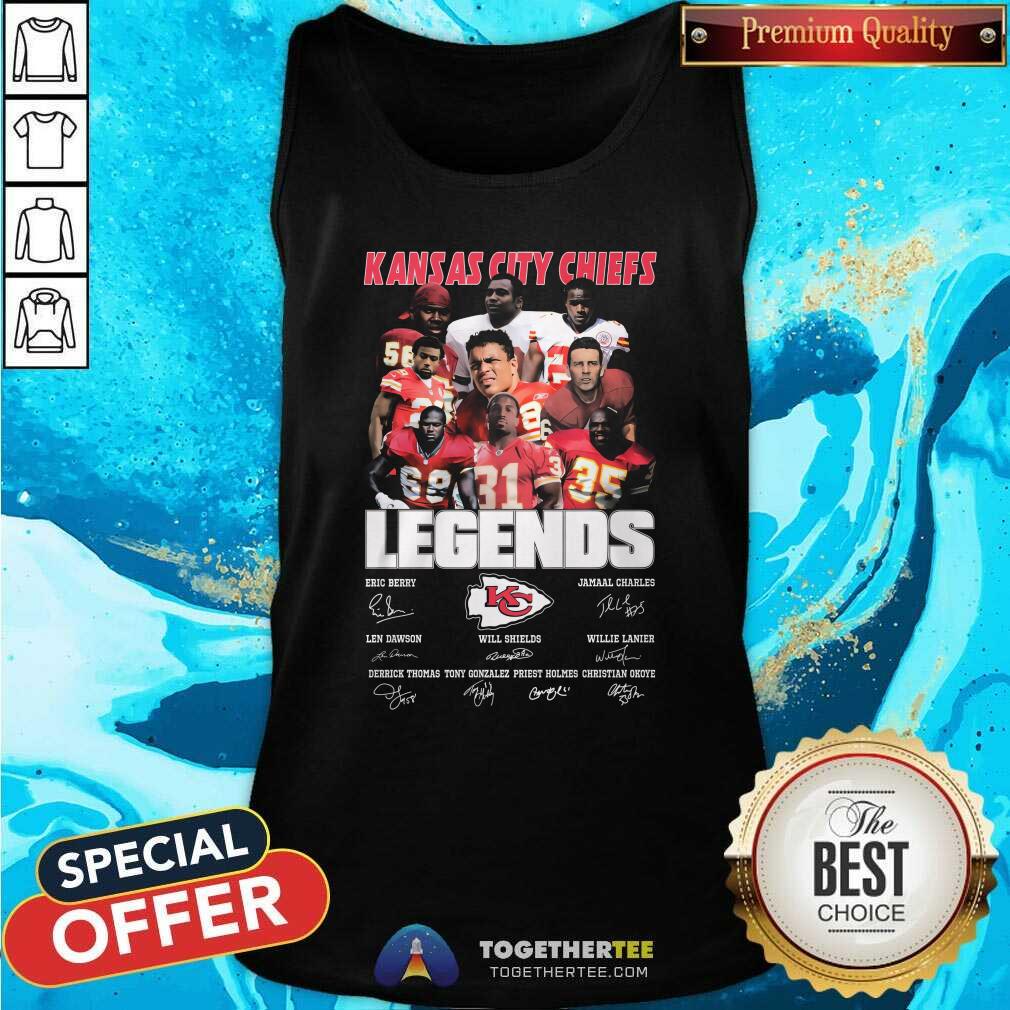 Official NFL Kansas City Chiefs Football Team Legends T-Shirt - Image 4