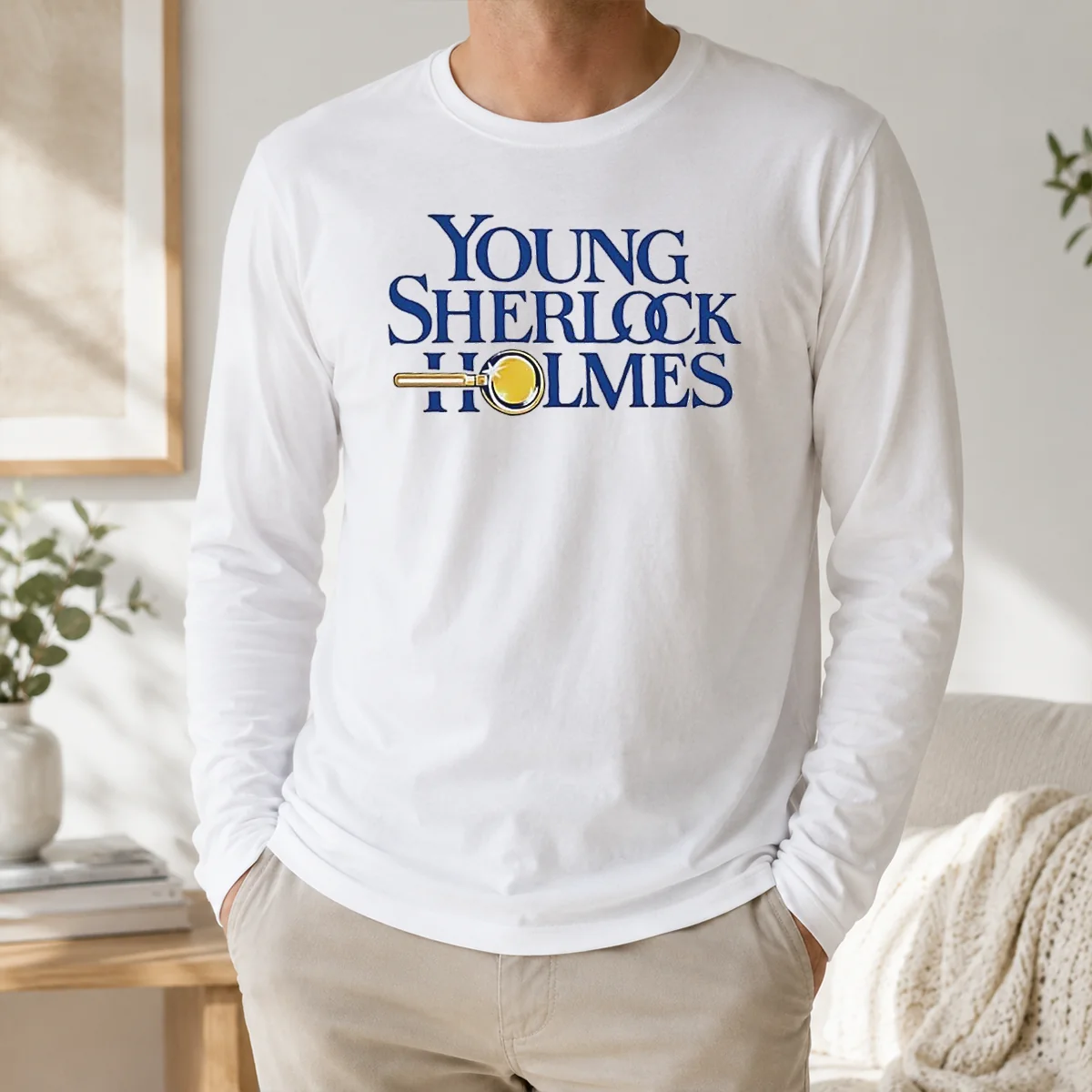Premium Young Sherlock Holmes Movie Logo 1985 Film Shirt - Image 5