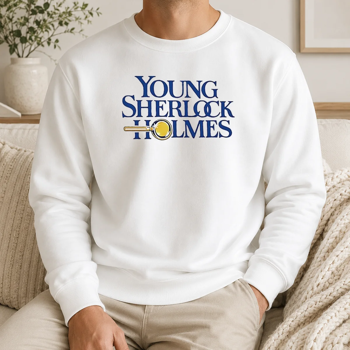 Premium Young Sherlock Holmes Movie Logo 1985 Film Shirt - Image 7