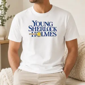 Premium Young Sherlock Holmes Movie Logo 1985 Film Shirt