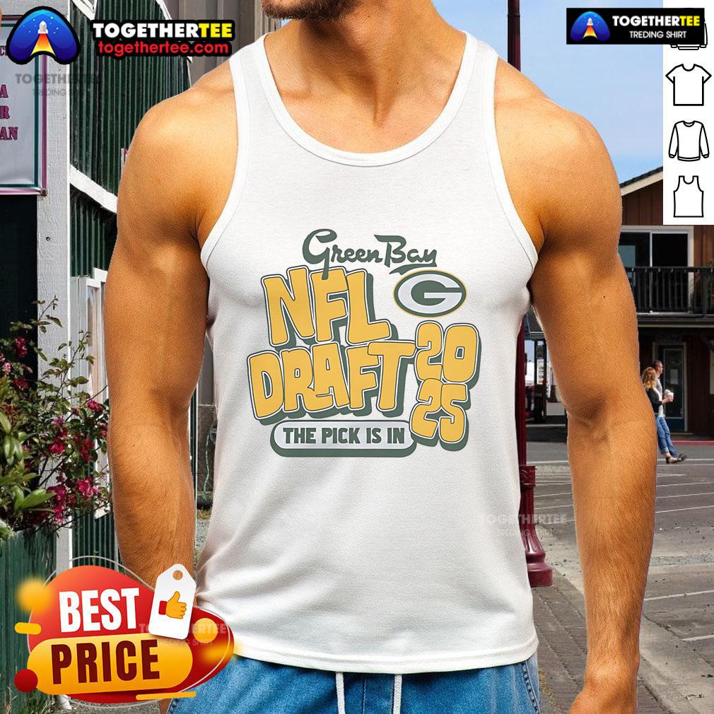 Official Green Bay NFL Draft 2025 The Pick Is In T-Shirt - Image 4