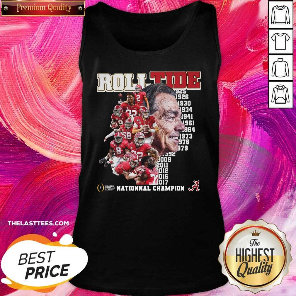 Awesome Alabama Crimson Tide Roll Tide National Champion Shirt - Image 3