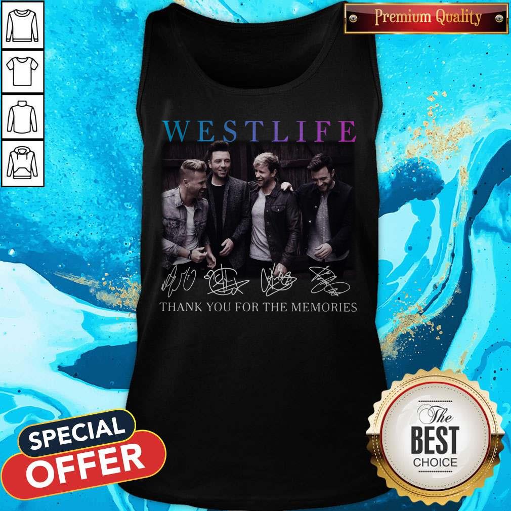 Westlife Thank You For The Memories Signatures Shirt - Image 4