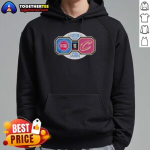 Alternative view of Good Detroit Pistons Vs Cleveland Cavaliers 2026 NBA Playoffs Eastern Conference Semifinals T-Shirt
