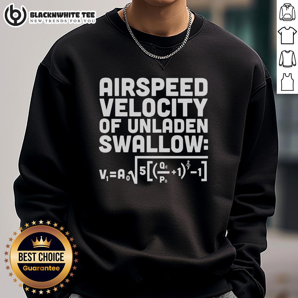 Happy Airspeed Velocity Of An Unladen Swallow T-Shirt - Image 5