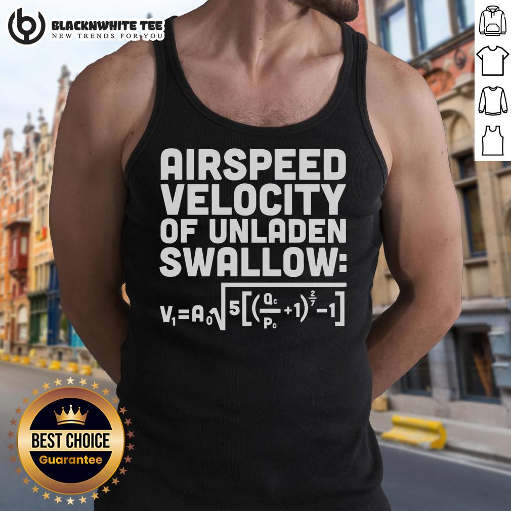 Happy Airspeed Velocity Of An Unladen Swallow T-Shirt - Image 4
