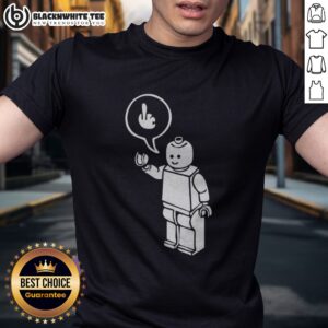 Good Lego Minifigure Man Giving The Middle Finger Shirt