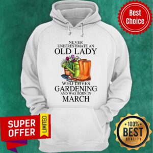 Alternative view of Loves Gardening And Was Born In March Shirt