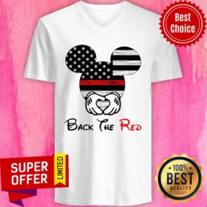 Alternative view of Mickey Mouse Back The Red American Flag Shirt