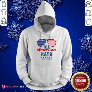 Alternative view of All American Mom Name Here Shirt